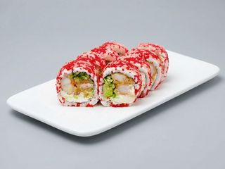 Рол Каліфорнія з креветкою в ікрі (300г)