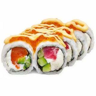 Рол з лососем і тунцем (300г)