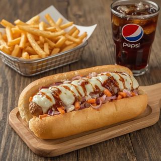 Комбо Хот-дог+Картопля+Pepsi 0.33