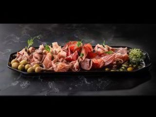 Антипасто з в'яленого м'яса. (250г)