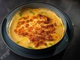 Запеченеий сирний суп з хрусткими грінками (370г)