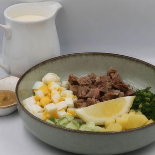 Окрошка з телятиною