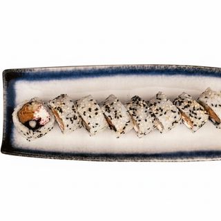 Рол з креветками кацу та омлетом томаго