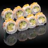 Рол Аляска кранч з манго та огірком