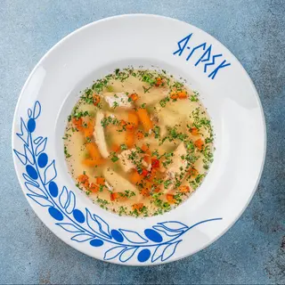 Рибна юшка по-грецьки