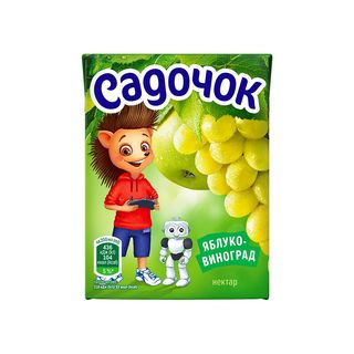 Нектар Садочок Яблуко-Виноград (0.2л)