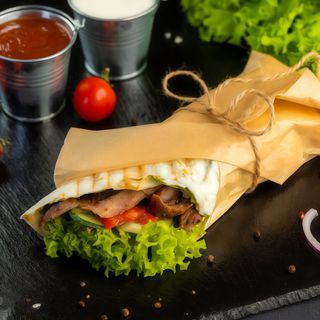 Шаурма подвійна з свининою (400г)