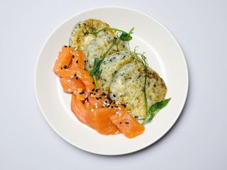 Сирники з лососем