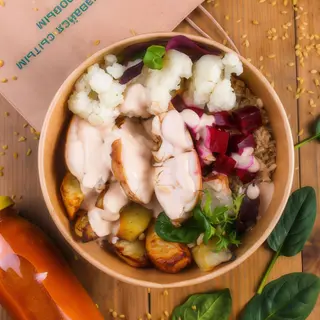 Боул максі з курячим філе та соусом Айран (500г)