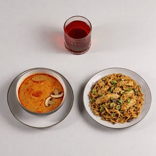 WOK з куркою+Том Ям з куркою