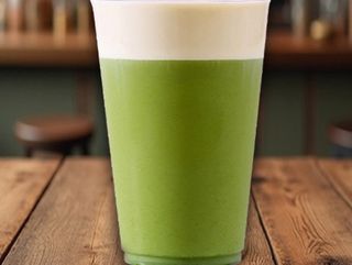 Банановий матча лате (560 мл)