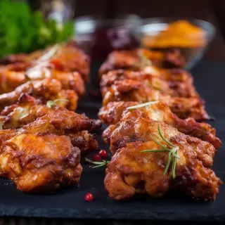 Крильця курячі «Apero BBQ» 10 шт, (500 г)+соус