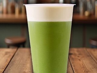 Банановий матча лате (560 мл)