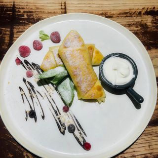 Млинці з творогом