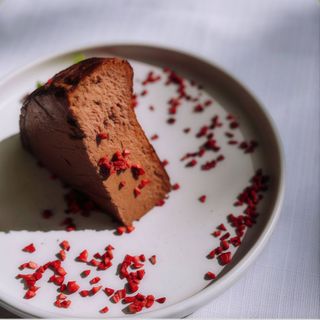 Шоколадний баскський чизкейк