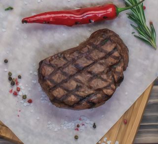 Стейк зі свинини (250/100/80г)