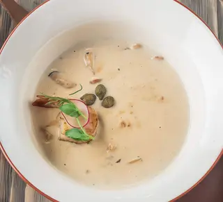 Вершковий суп з морепродуктів (300г)