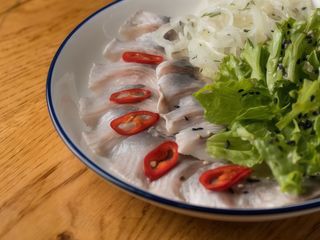 Оселедець маринований з цибулею та картоплею (180г)