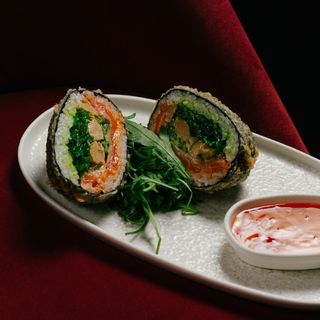 Азіатський бургер з лососем 