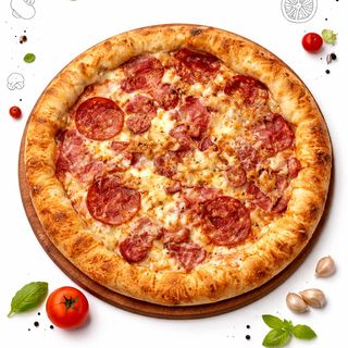 Піца "4  вида м'яса"  530 грам