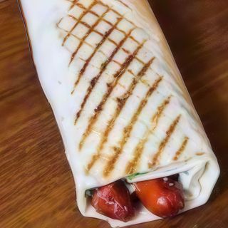 Подвійний хот дог у лаваші великий  (530г)