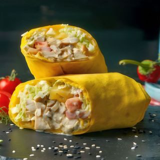 Шаурма в сирному лаваші з грибами  (500г)