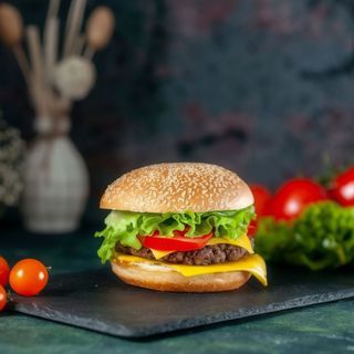 Курячий Бургер з подвійним сиром