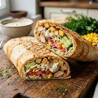Шаурма з кукурудзою