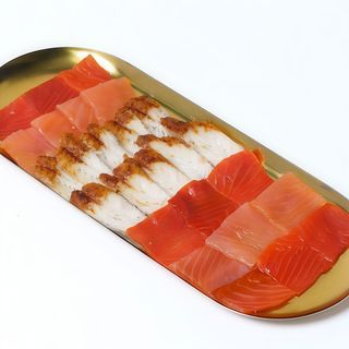 Лосось слабосолений нарізка 50г