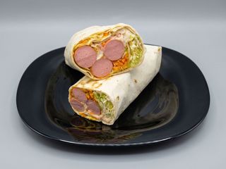 Хот-дог з трьома сосисками(550 гр)