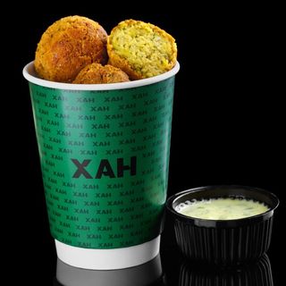 Фалафель з часниковим соусом