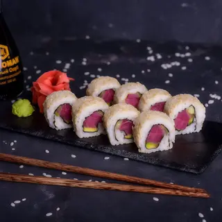 Рол Каліфорнійські з тунцем в кунжуті (200г)