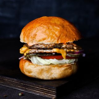 Дабл чікен бургер 