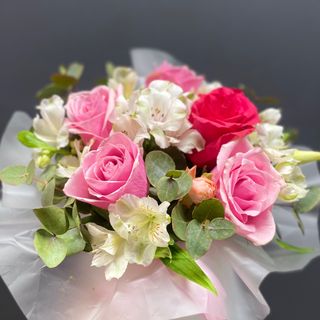 Квіти в кошику «Твоя усмішка»