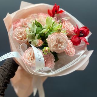 Збірний букет квітів «Пристрасть»