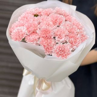 Букет із 25 рожевих гвоздик