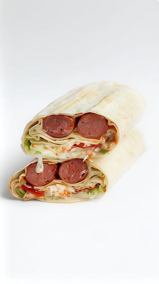 Хот дог Long з баварськими сосисками