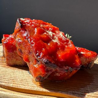 Ребра свинячі з соусом барбекю 