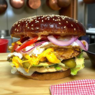 Дабл Chicken Бургер (430г)