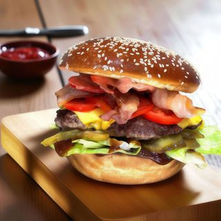 Бургер BBQ із Пентагона (330г)