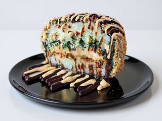 Суші бургер з креветками