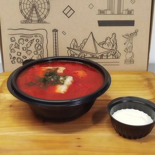 Борщ зі свининою