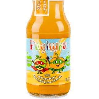 Яблучно-гарбузовий сік, 0,25 л