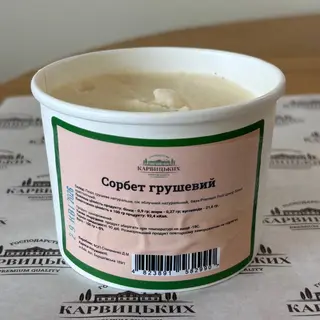 Грушевий сорбет (150г)