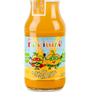 Яблучно-гарбузовий сік, 1 л