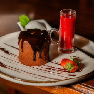 Шоколадний фондан