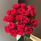 19 червоних троянд Фрідом під стрічку