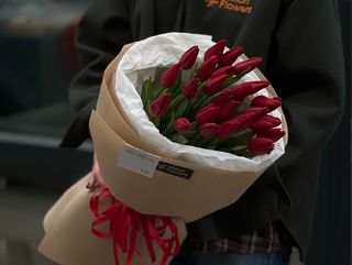 Букет №10 тюльпан 25 шт strong love