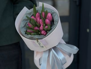 Букет №17 тюльпан 15 шт christmas dream