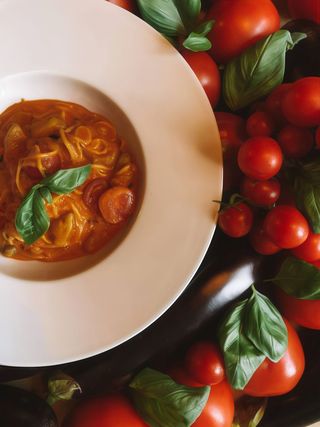 Спагеті з баклажанами (280г)